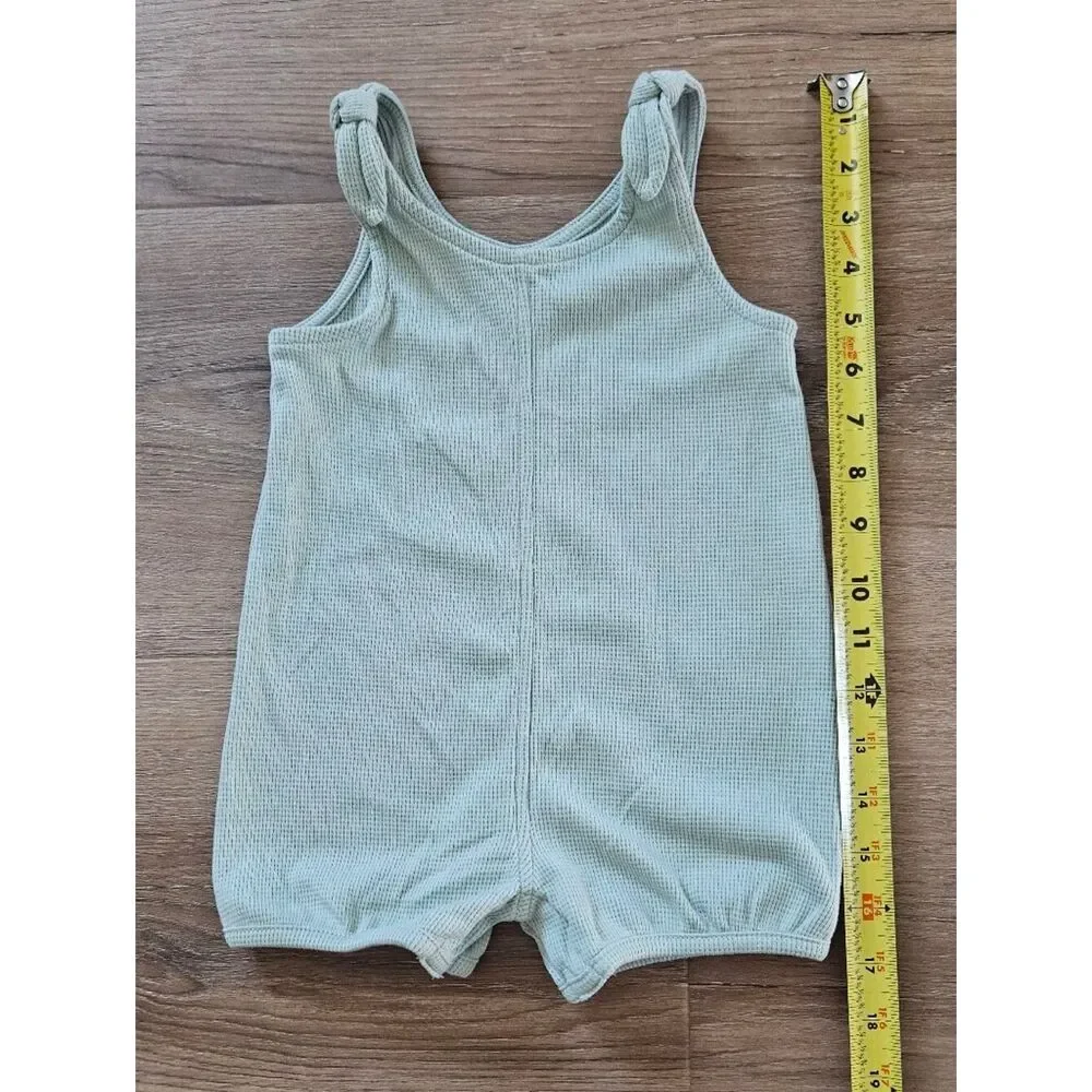 Carter's Baby Knit Romper in Sage Green Size 18m